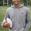 Sudadera gris logo