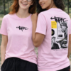 Camiseta Tupac rosa