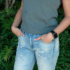 pantalón vaquero corto