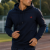 sudadera azul marino logo